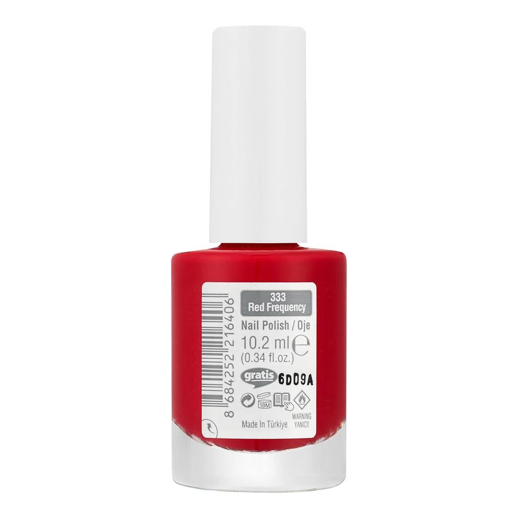 Beaulis Aura Nail Polish 333 Red Frequency 8ml