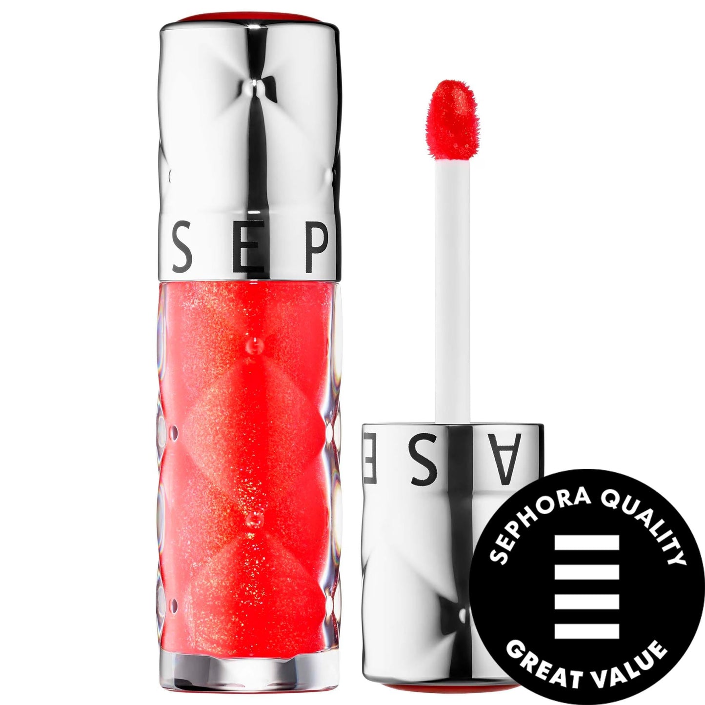 Outrageous Plump: Hydrating & High Shine Lip Gloss for Fuller Lips | Sunflower, Ginger & Peppermint Oil Enriched