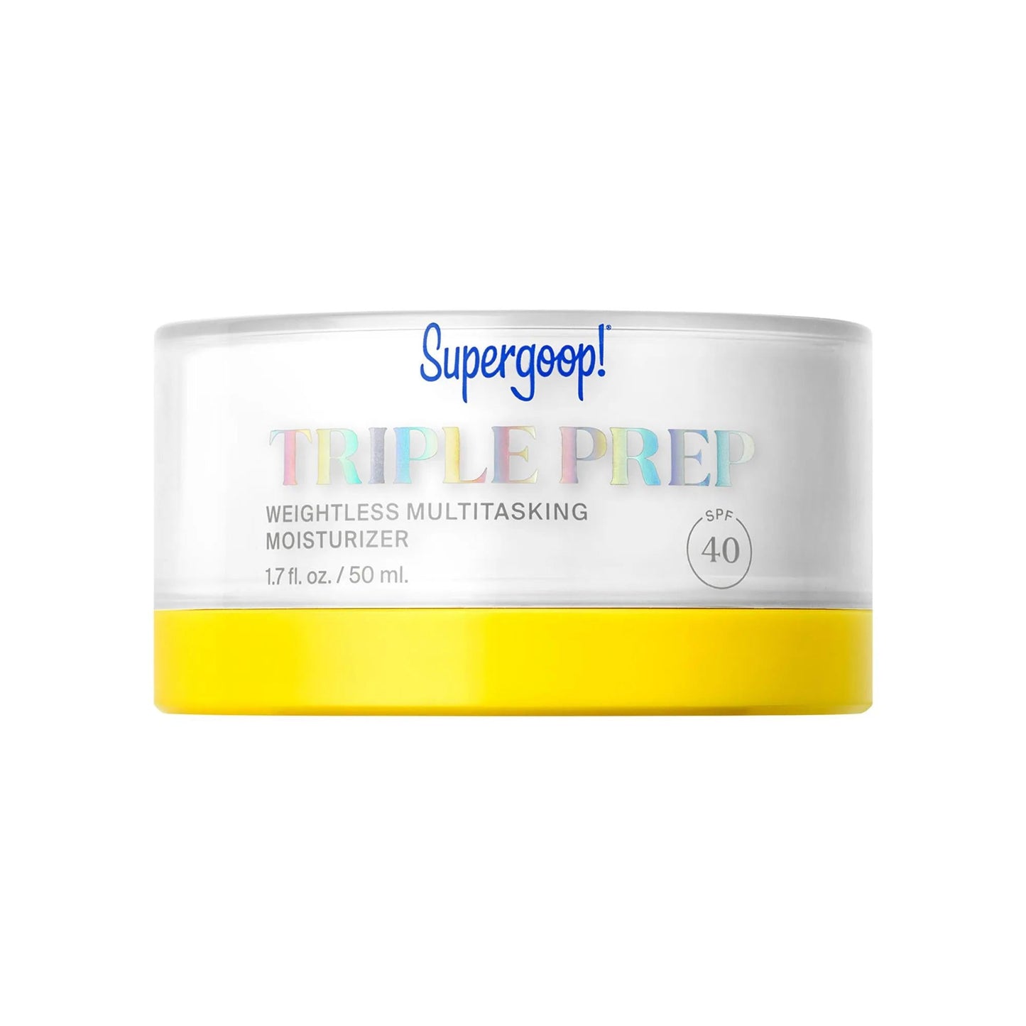 Triple Prep SPF 40 Face Moisturizer: Weightless Hydration, Broad Spectrum Sunscreen, Hyaluronic Acid, Protects Oily, Acne-Prone & Sensitive Skin