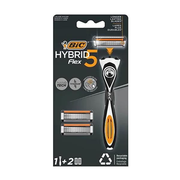 BIC Men's Razor - BIC Flex5 Hybrid Razor with 5 Nano-Technological Blades, Precision Shaving, Close Shave