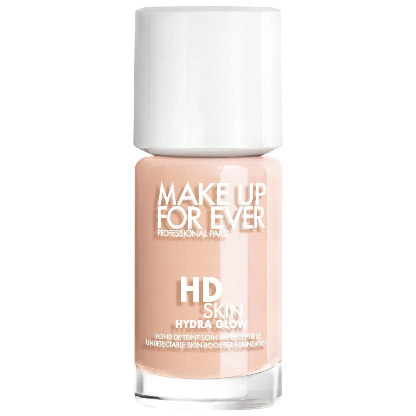 HD Skin Hydra Glow Hydrating Foundation - 86% Skincare-Based, Hyaluronic Acid, Natural Finish