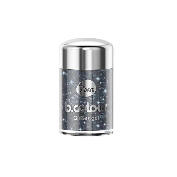 7Days B.Colour Glitter Gel for Face and Body - Vegan Holographic Sparkle for Party Makeup