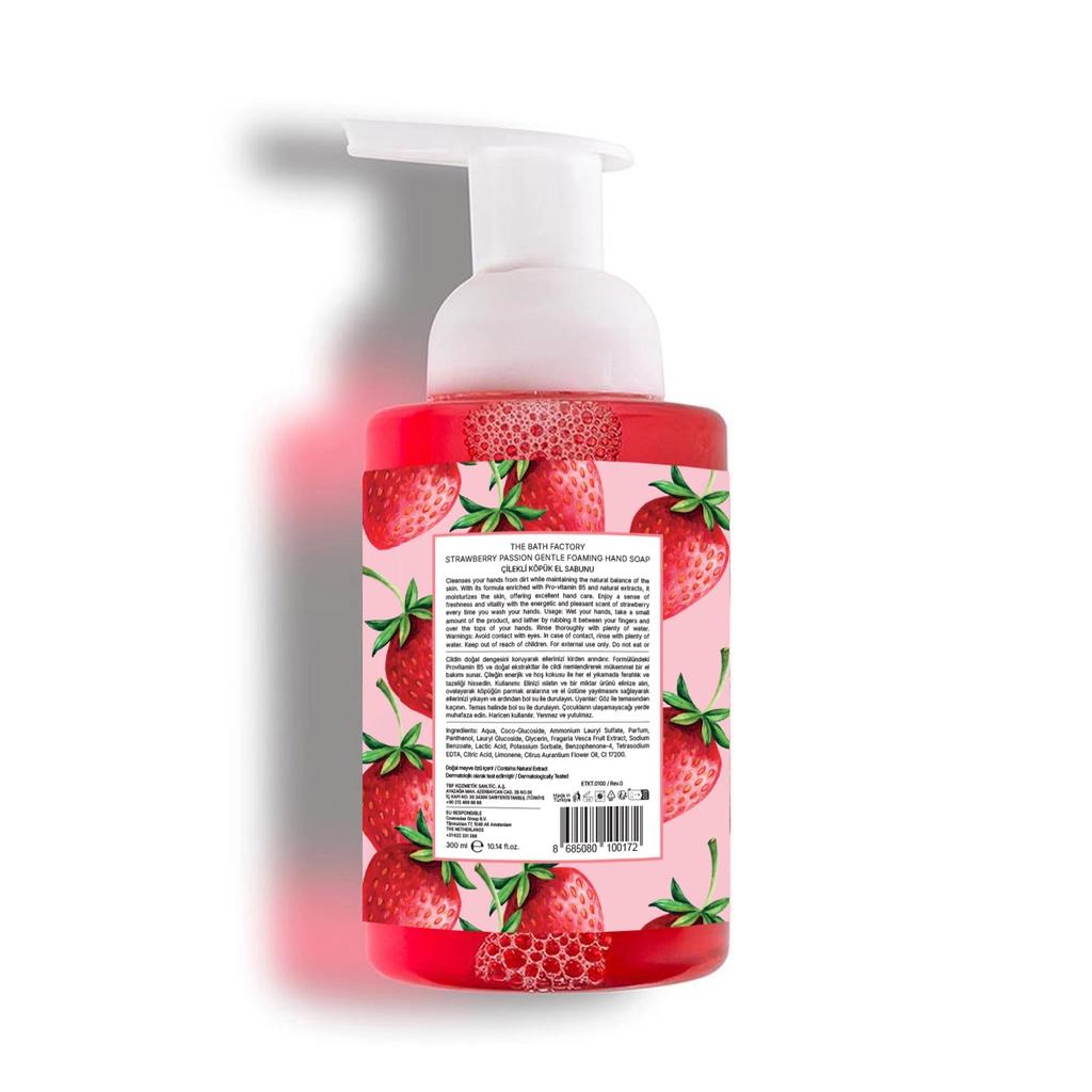 The Bath Factory Strawberry Passion Foaming Hand Soap 300 ml