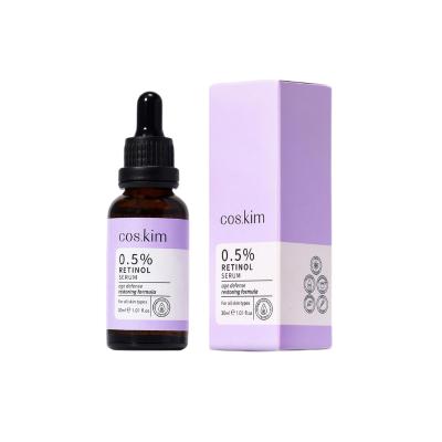 Coskim 0.5% Retinol Serum 30ml - Anti-Aging Skincare, Vegan & Chemical-Free