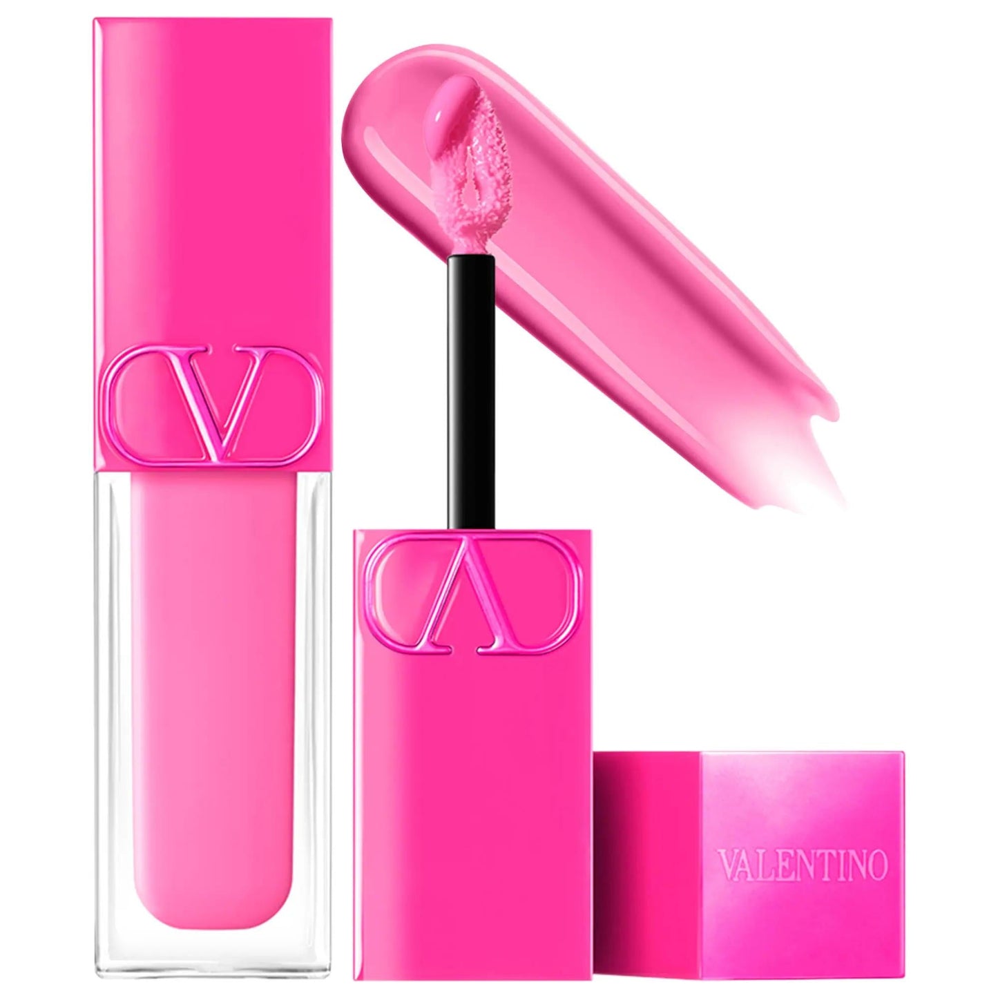 Valentino Puffer Complex Lip Plumper Gloss: Fuller, Hydrated, & Smooth Lips with High Shine - For Sensitive Lips Too.