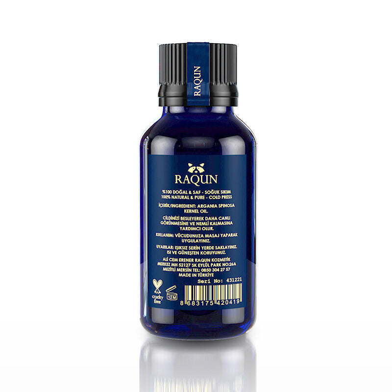 Raqun Pure Cold-Pressed Argan Oil for Hair & Skin 30 ml