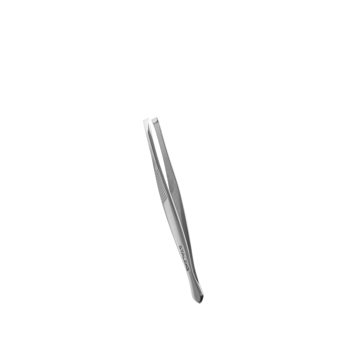 STALEKS Classic 10 Eyebrow Tweezers - Wide Flat Edge for Precision Grooming