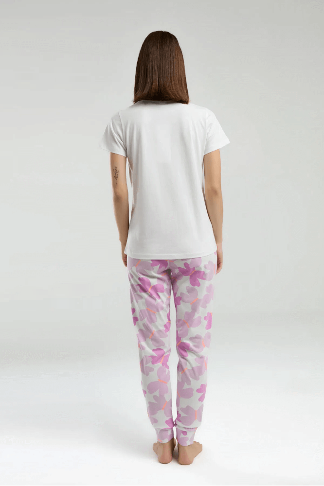 Roly Poly RP3597-S Women's Pajama Set in White