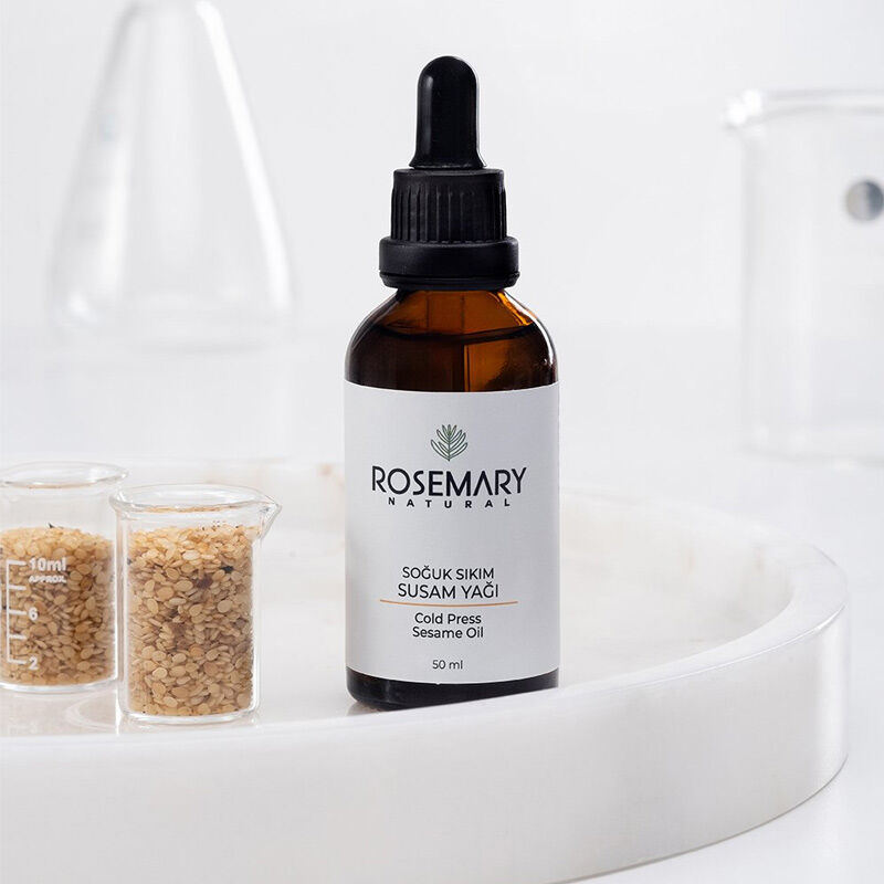 Rosemary Natural Cold Pressed Sesame Oil for Skin & Hair 50 ml