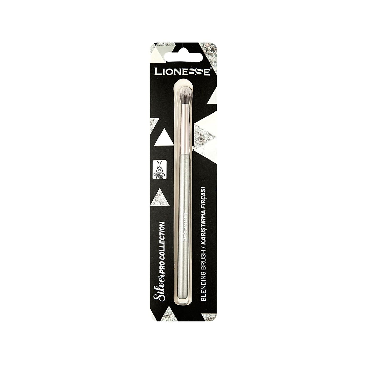 Lionesse Silver Collection Mixing Brush - Luxury Culinary Baking Tool with Antimicrobial Properties
