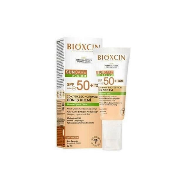 Bioxcin Sun Care Tinted SPF 50+ Acne-Prone Skin Cream 50ml