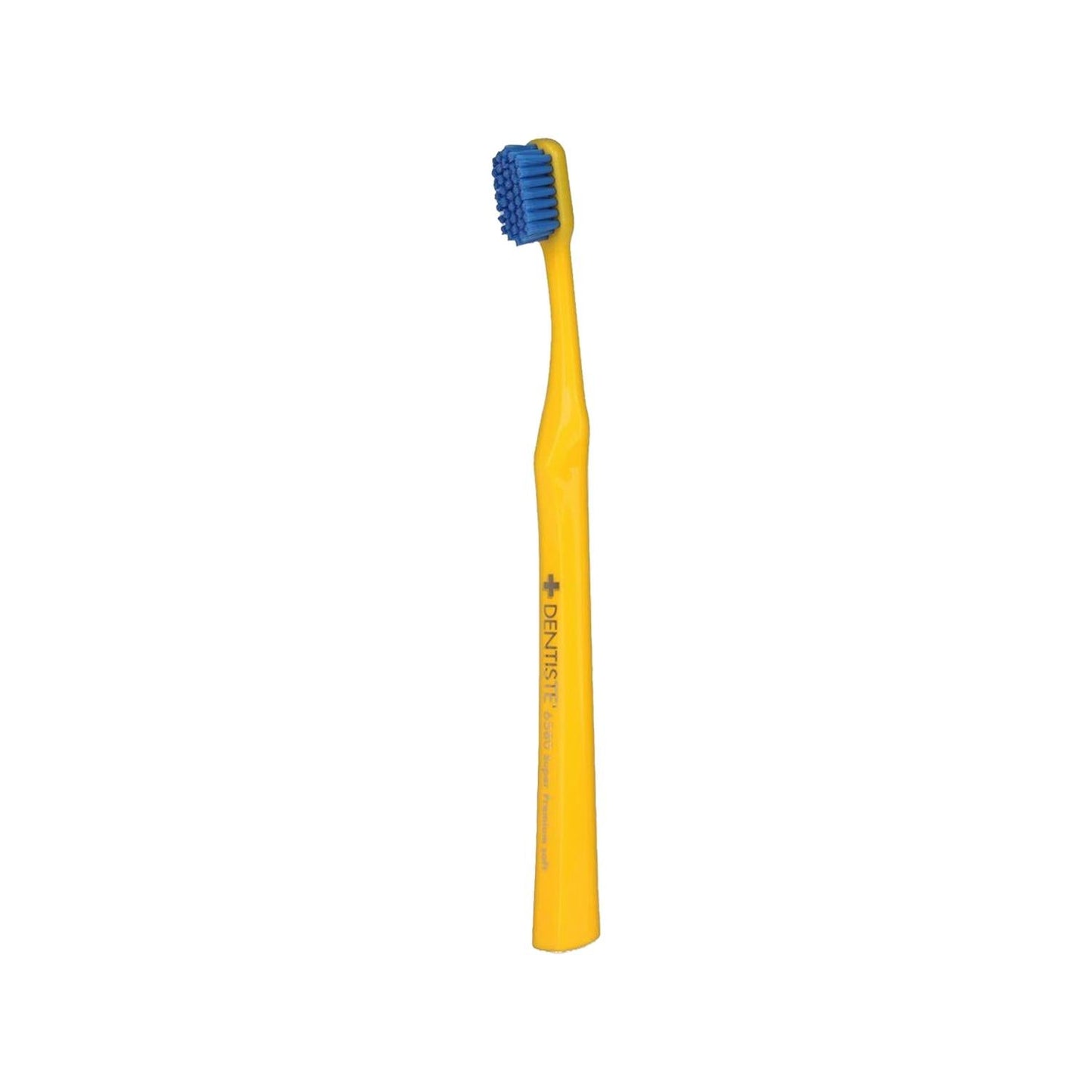 Dentiste 6580 Super Premium Soft Manual Toothbrush Yellow - Gentle on Gums, Premium Quality for Sensitive Teeth