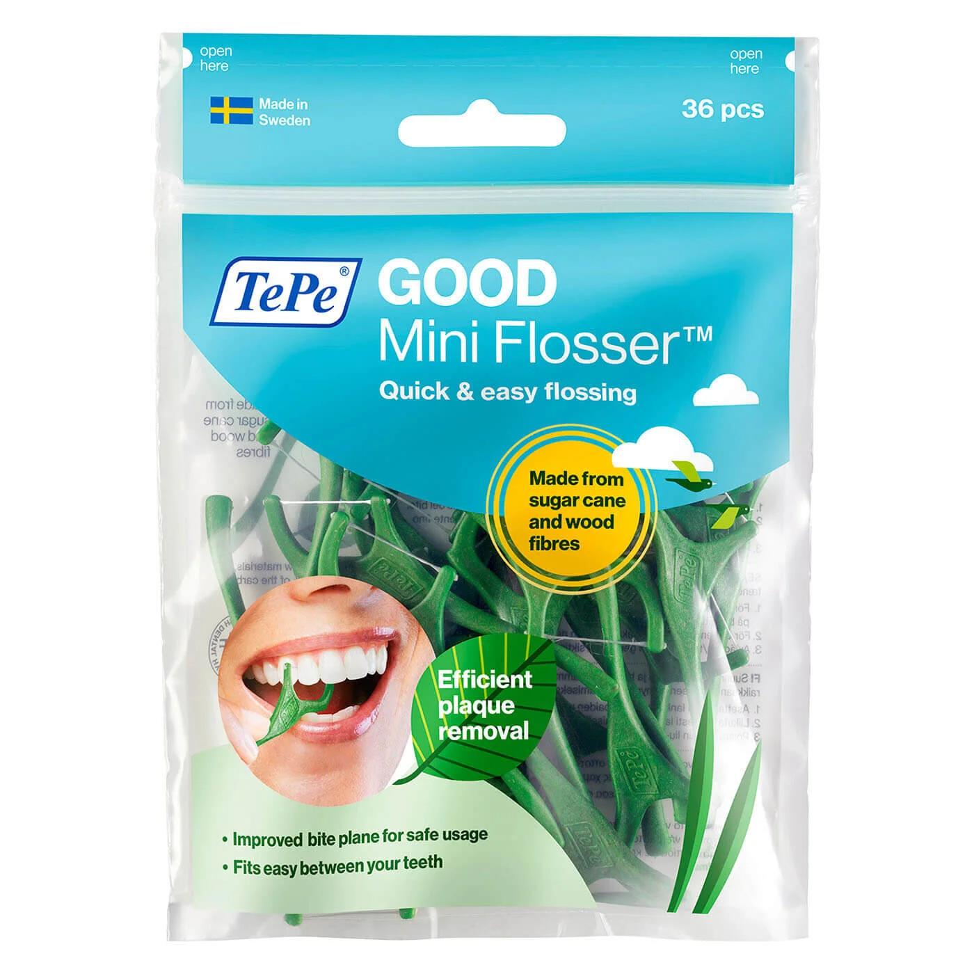 TePe Mini Flosser Pre-Threaded Floss Holder 1 Count