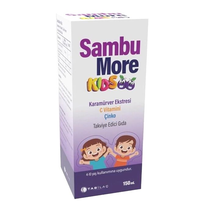 Tab Ilac Sambu More Kids Elderberry Liquid Supplement 150 ml