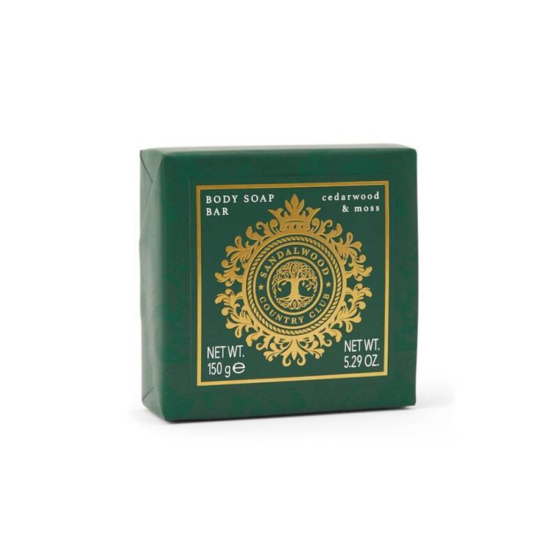 Sandalwood Country Club Cedarwood & Moss Soap Bar 150g