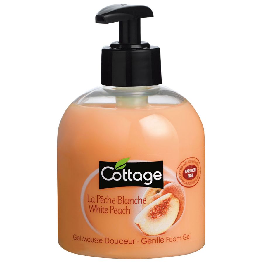 Cottage Gentle Foam Gel White Peach Shower Gel 250ml