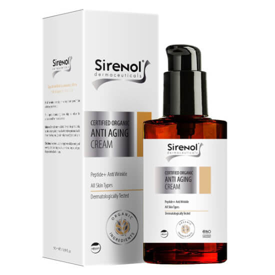 Sirenol Organic Anti-Aging Face Cream for Youthful Glow 50 ml