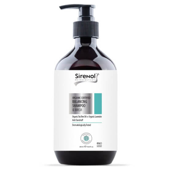 Sirenol Organic Balancing Hair & Body Wash for Sensitive Skin 250ml