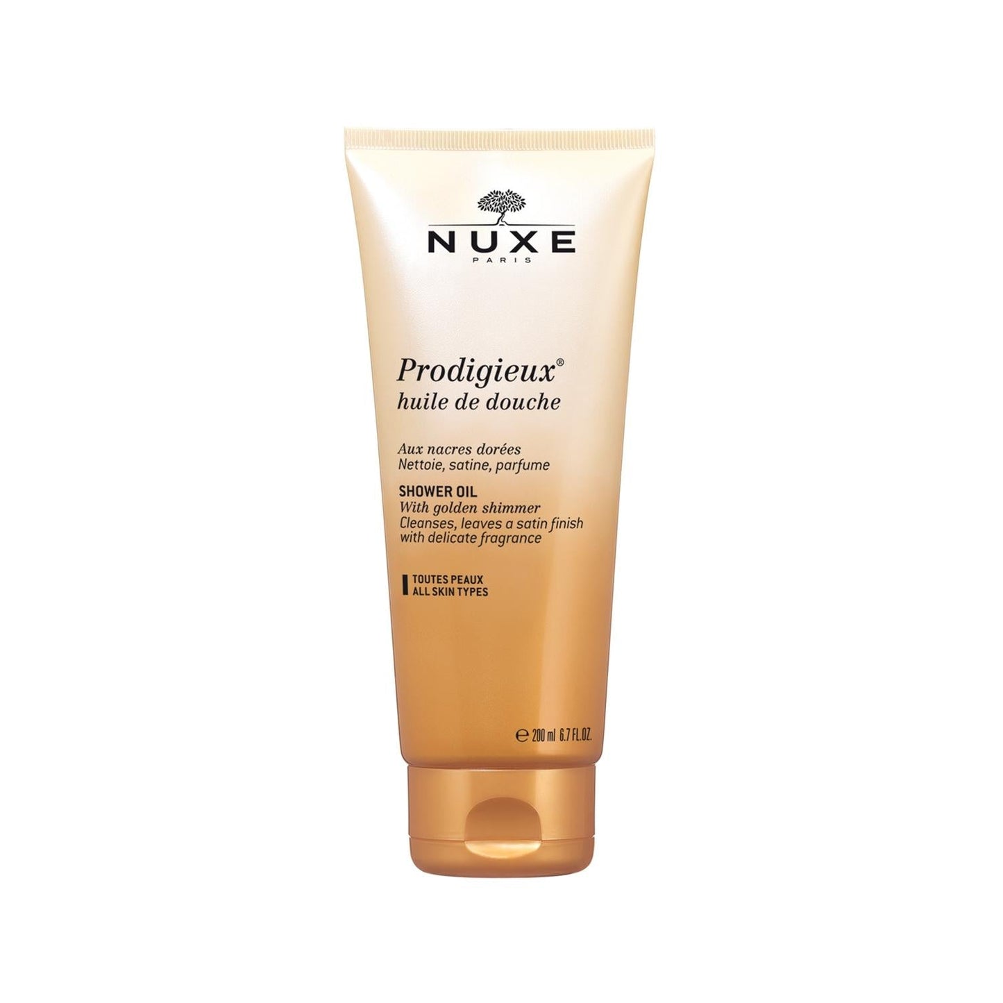 Nuxe Prodigieux Luxurious Shower Oil - 200ml for Soft, Hydrated Skin