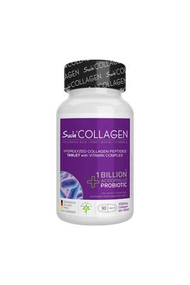 Suda Collagen Tablets with Vitamin C & Zinc - 90 Count