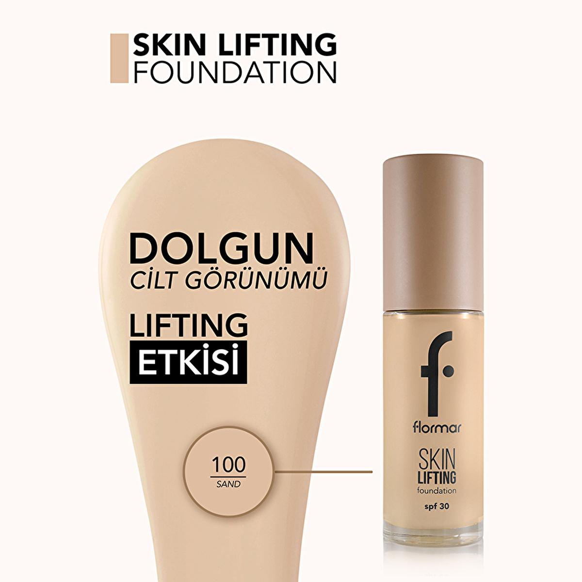 Flormar Skin Lifting Foundation - Anti-Aging, Natural Finish, SPF 30