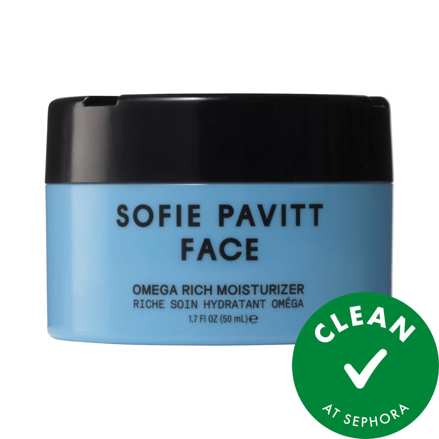 Omega Rich Moisturizer: Deep Hydration, Smooth Fine Lines & Wrinkles, Non-Comedogenic Face Cream for Dry, Dull Skin - Vegan, Cruelty-Free