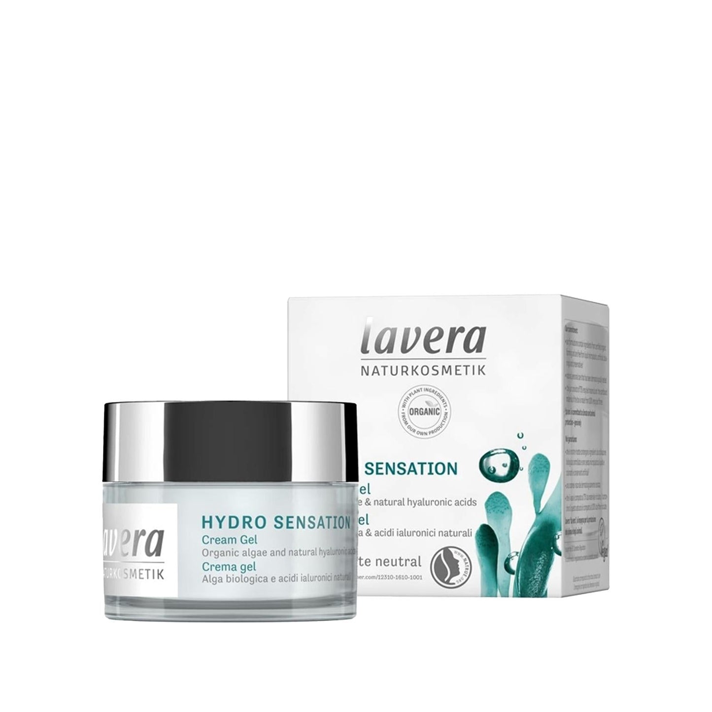 Lavera Hydro Sensation Facial Moisturizer: Intense Hydration, Lightweight Cream Gel for Dry & Sensitive Skin - Organic & Natural Face Cream, 50ml