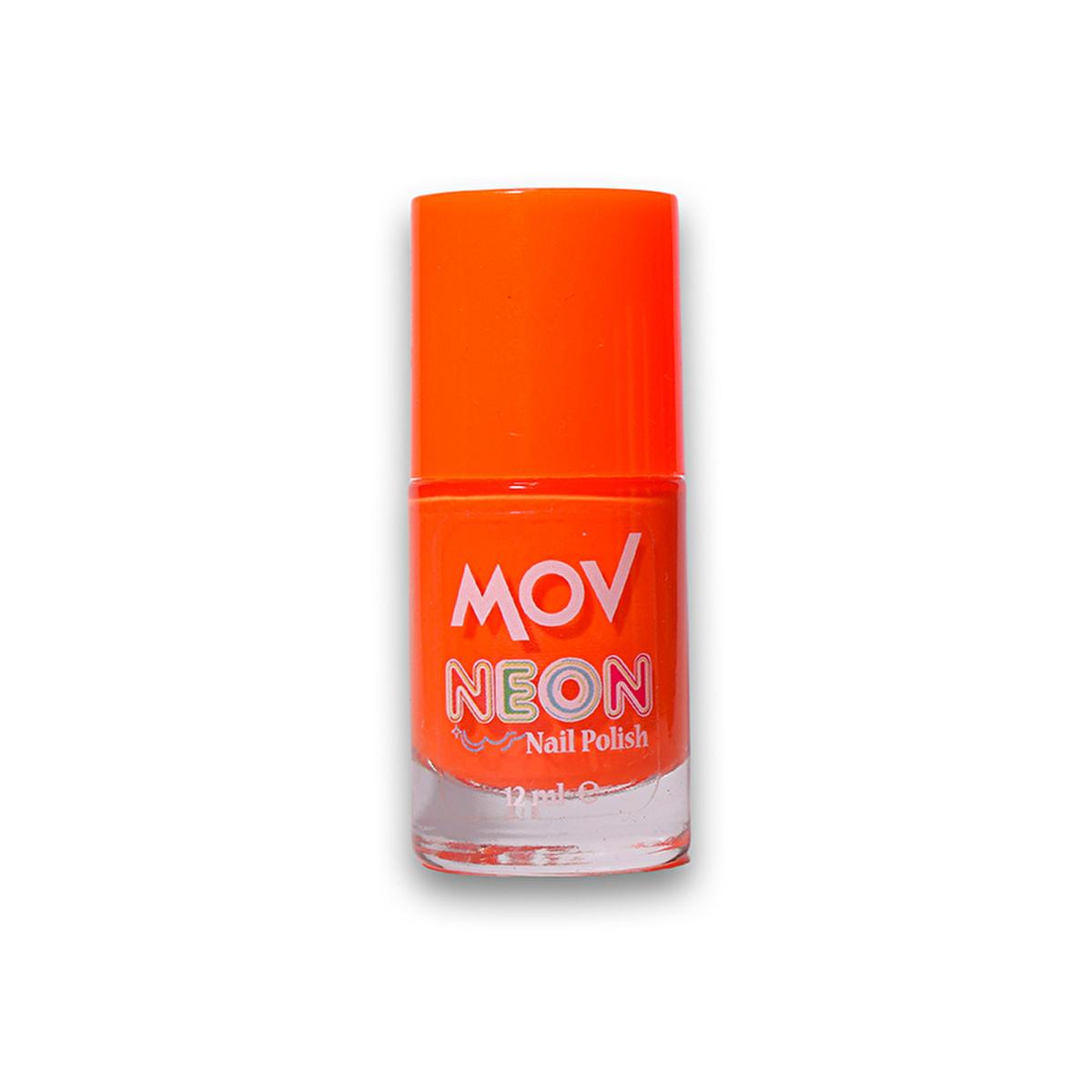 Mov Neon Nail Polish - Vibrant Turquoise Color, Long-Lasting & Quick-Drying