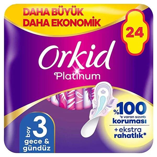 Orkid Hygienic Pads Platinum Ultra Gece - Superior Menstrual Protection & Comfort