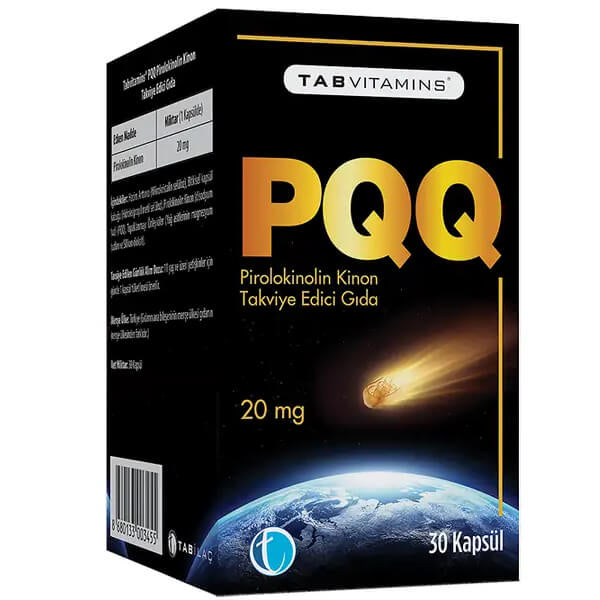 Tabvitamins PQQ 20 mg Dietary Supplement 30 Capsules