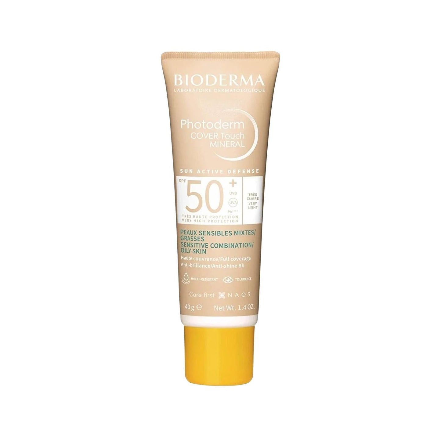 Bioderma Photoderm Cover Touch Very Light SPF50+ Sunscreen for Sensitive Skin - 40ml