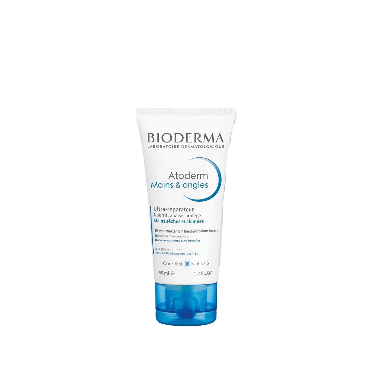 Bioderma Atoderm Moisturizing Hand Cream for Dry Skin & Nails - 50ml Hydrating Cream