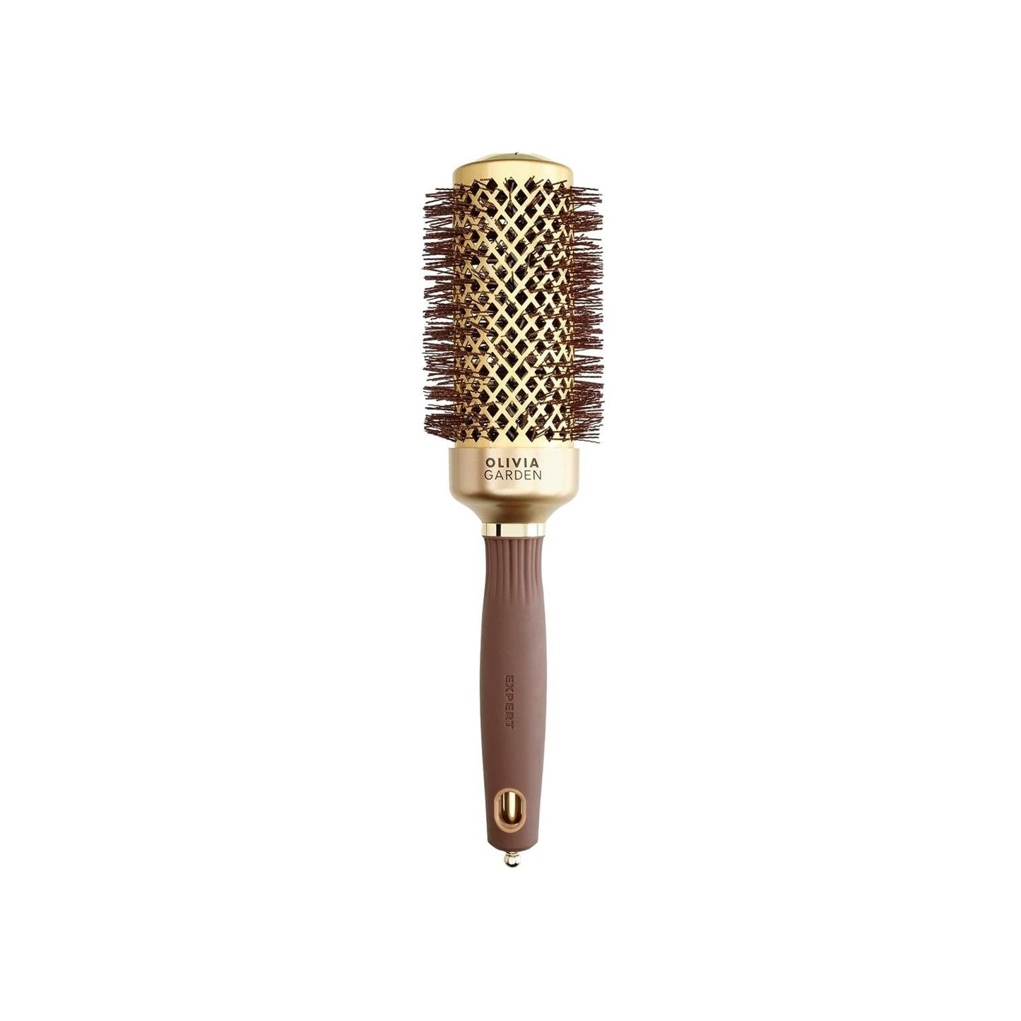 Olivia Garden Expert Blowout Shine Hair Brush: Wavy Bristles for Ultimate Shine & Volume - Professional Hair Styling at Home