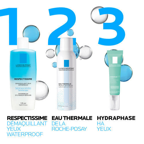 La Roche-Posay Toleriane Respectissime Waterproof Eye Makeup Remover Set