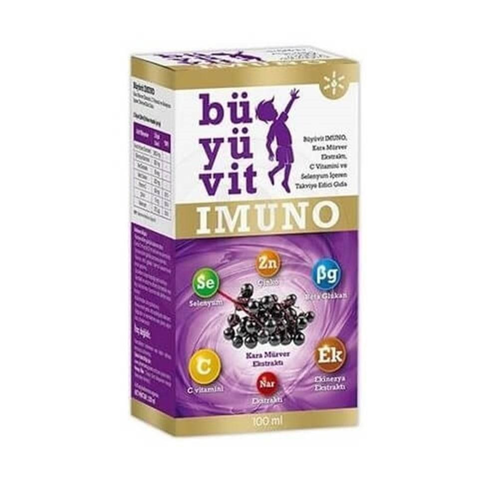 Büyüt Immune Elderberry Extract Supplement Liquid - 3.38 fl oz, Gluten-Free, Alcohol-Free Immune System Support