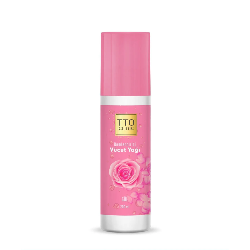 TTO Clinic Rose Scented Moisturizing Body Oil 200 ml