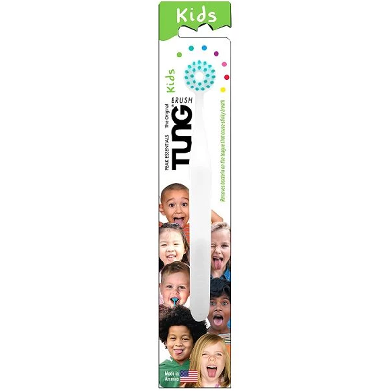 Tung Kids Tongue Cleaning Brush for Fresh Breath, 1 Count