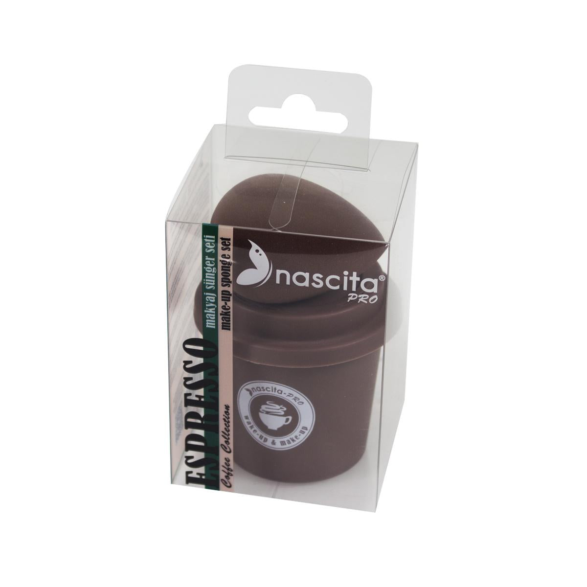Nascita Makeup Sponge with Portable Container for Easy Application & Storage