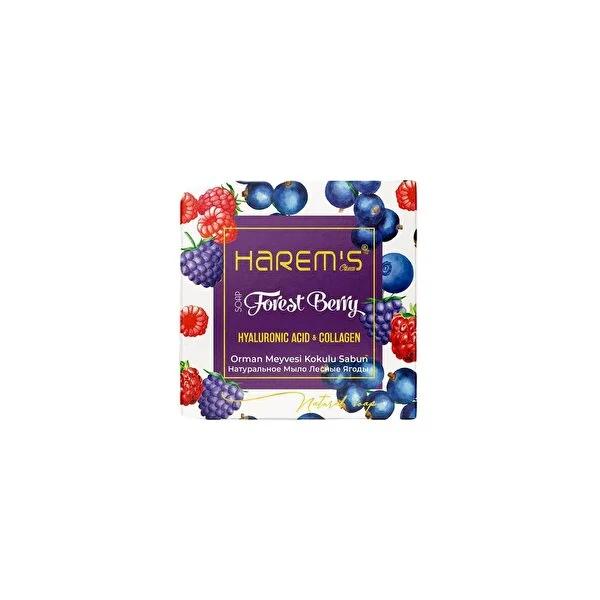 Harem's Natural Forest Fruit Scented Solid Soap - Gentle, Vegan, Paraben-Free, 120g