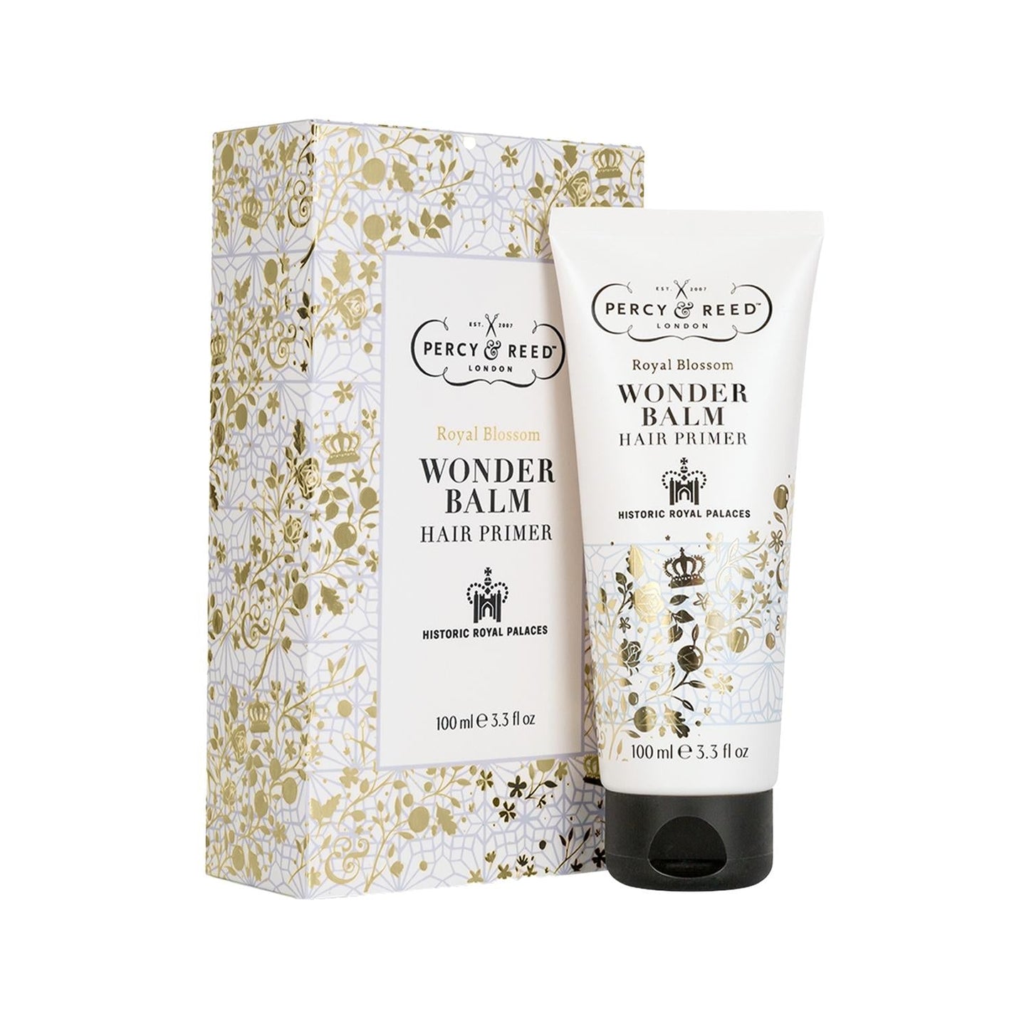 Percy & Reed Royal Blossom Hair Balm: Floral Scented Hair Care & Styling for Shine & Manageability - 100 ml