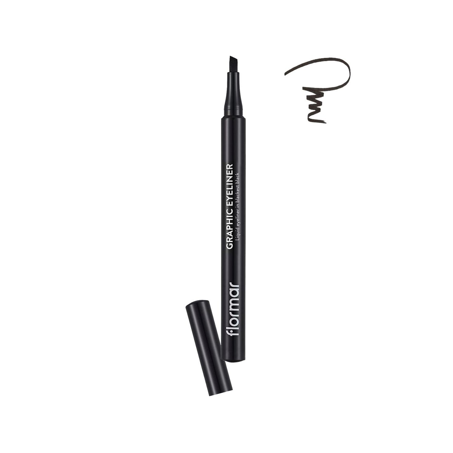 Flormar Graphic Eyeliner Black - Precise Makeup for Beauty Enthusiasts, 1ml