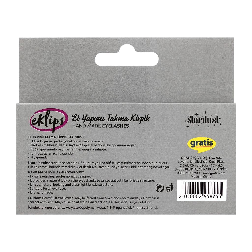 Eklips Stardust False Eyelashes for Volumizing Length 1 Pair