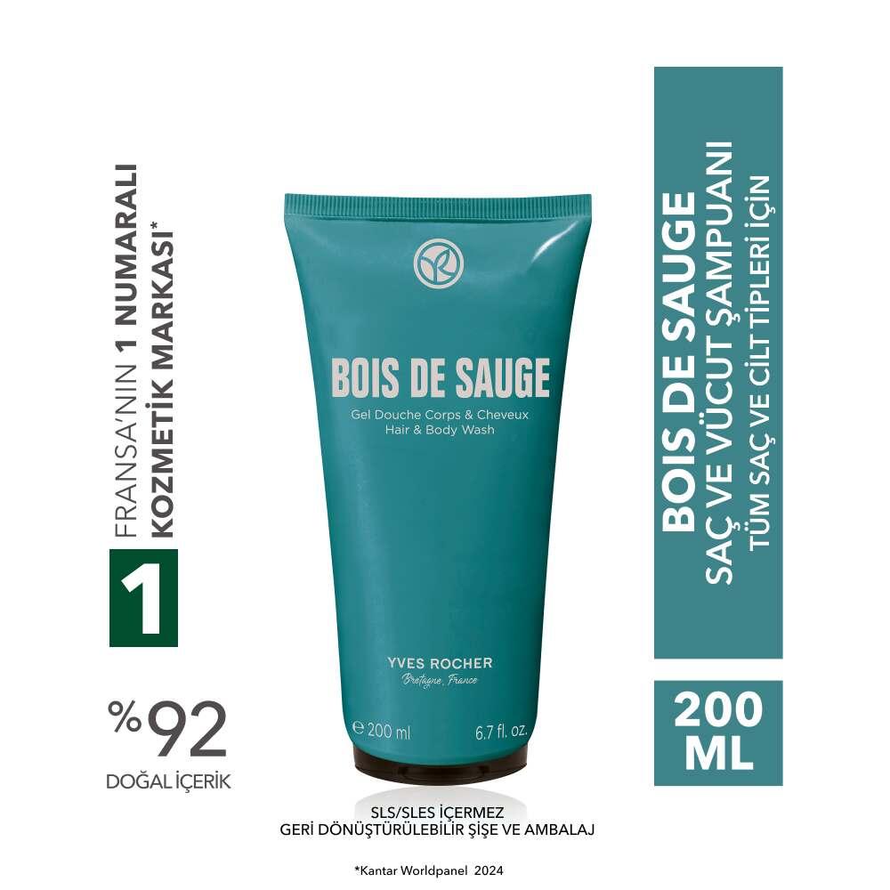 Bois de Sauge Hair and Body Wash with Sage 200 ml