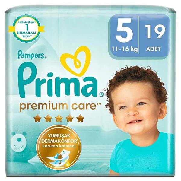 Prima Baby Diapers Premium Care Eko 5 Junior - Soft, Absorbent, and Eco-Friendly Diapers for Sensitive Skin