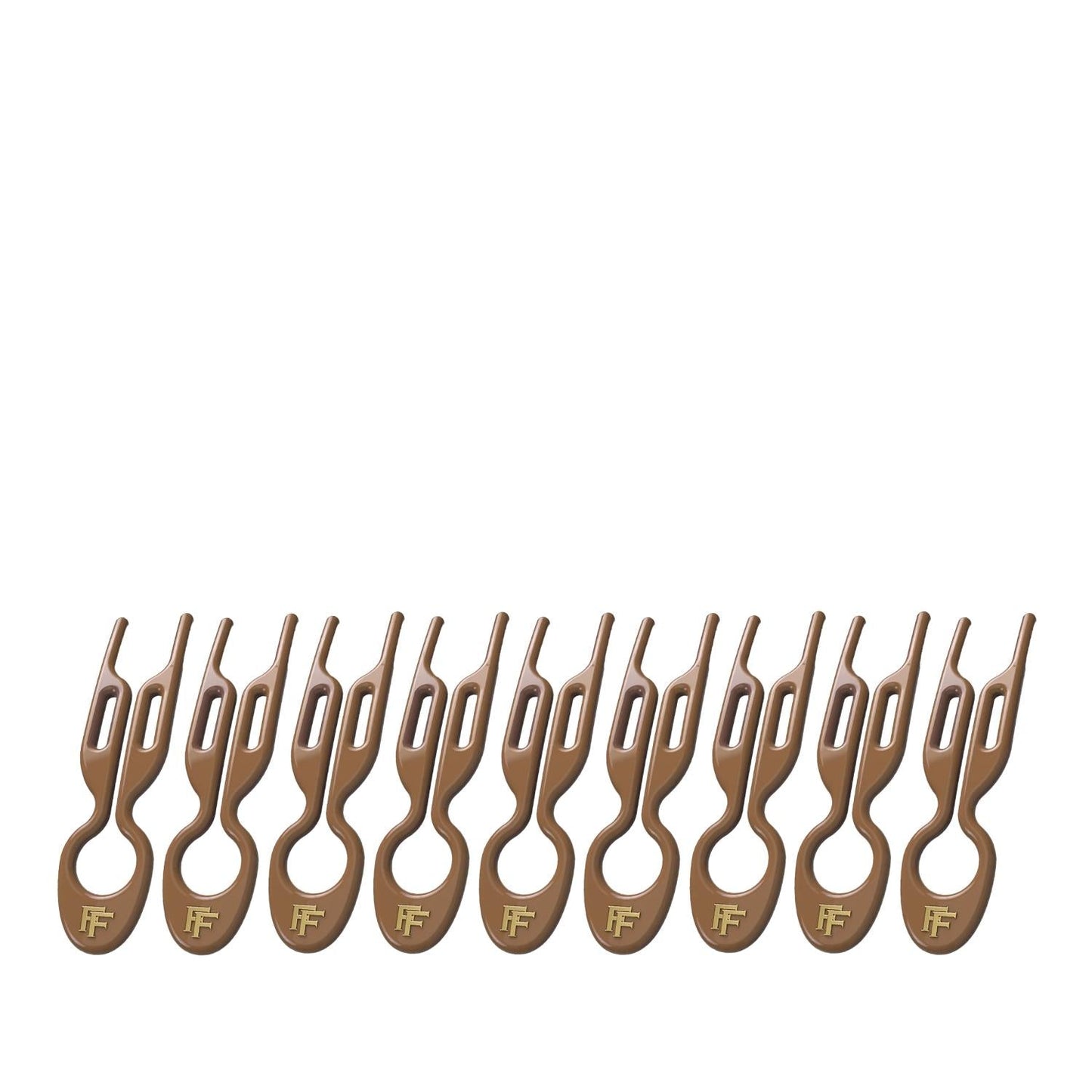 Fiona Franchimon No 1 Hairpin in Mochaccino 9-Pack