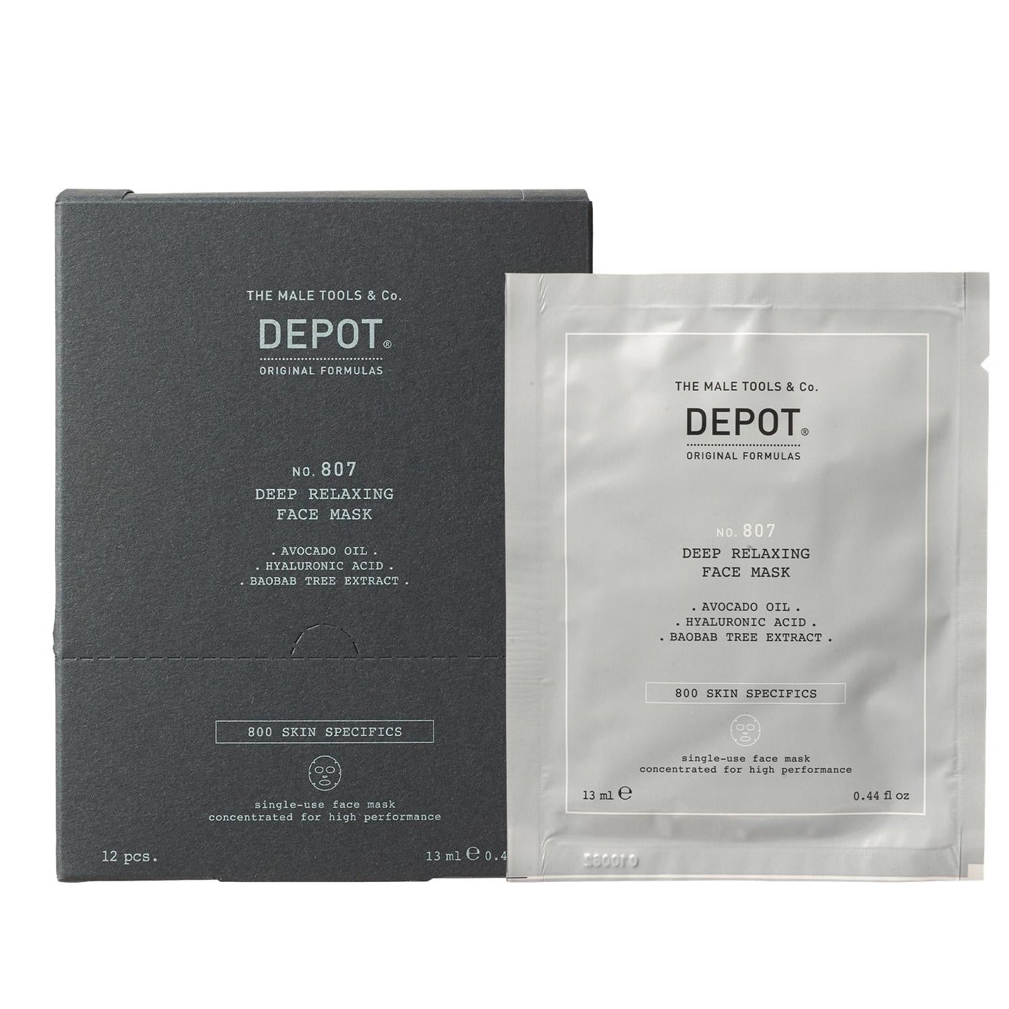 Depot No. 807 Deep Relaxing Face Mask 12x13 ml