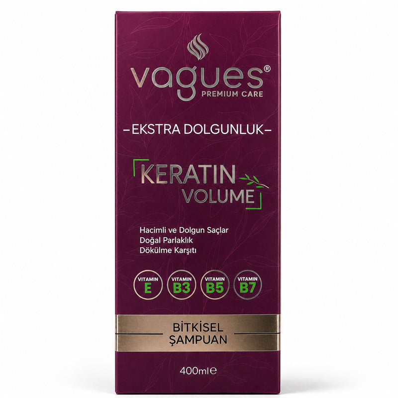 Vagues Keratin Volume Shampoo for Fuller Hair 400 ml