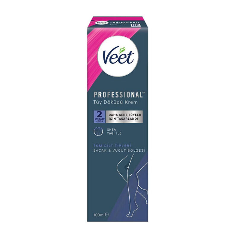 Veet Professional Hair Removal Cream for All Skin Types 100ml
