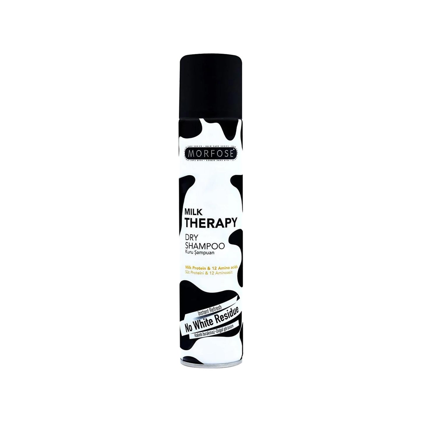 Morfose Milk Therapy Dry Shampoo 200ml - Convenient Waterless Hair Care for Busy Lifestyles