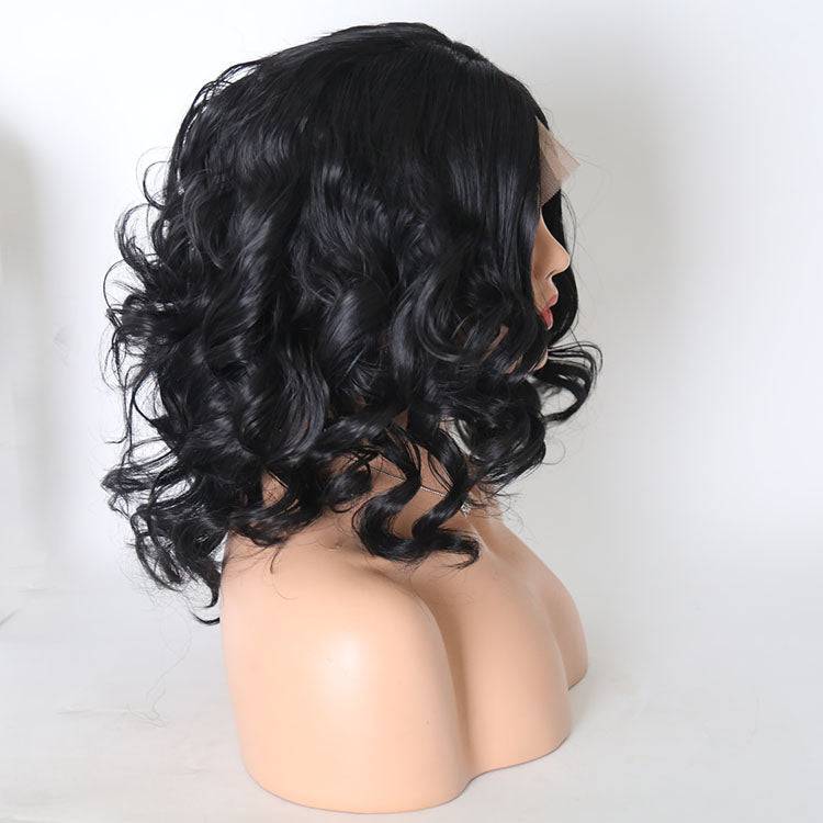 VIP Extensions Synthetic Lace Front Wig 16" Color 1B (46) NWT Hairpiece